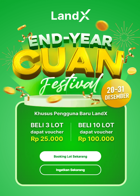 Promo Investasi Voucher Cashback Hingga Rp 100 Ribu Hanya di LandX