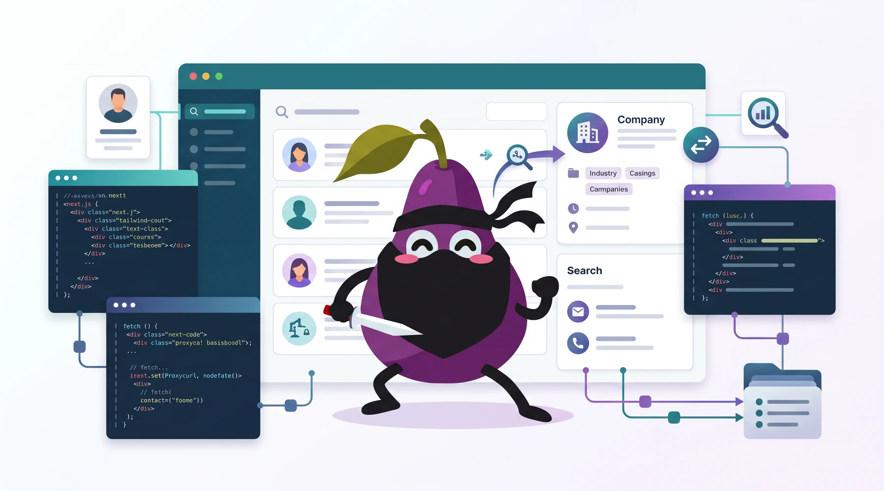 Build a Lusha Sales Prospecting Clone with NextJS, Tailwind & Proxycurl